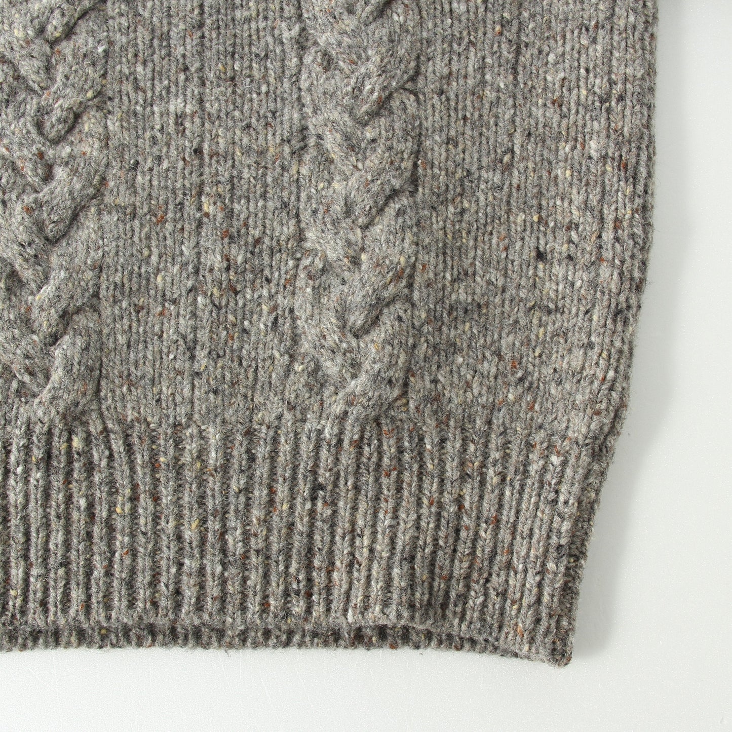 CABLE SWEAT SHIRT KNIT