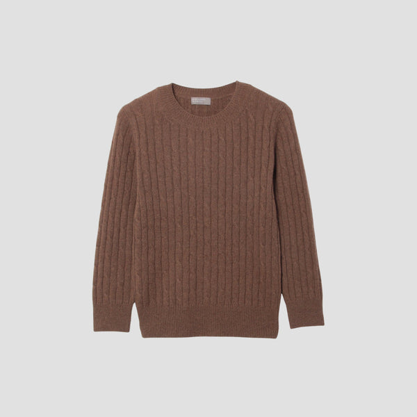 TWISTED CASHMERE WOOL KNIT