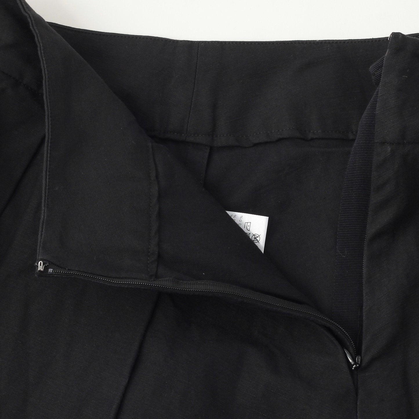 COTTON LINEN DRILL SKIRT