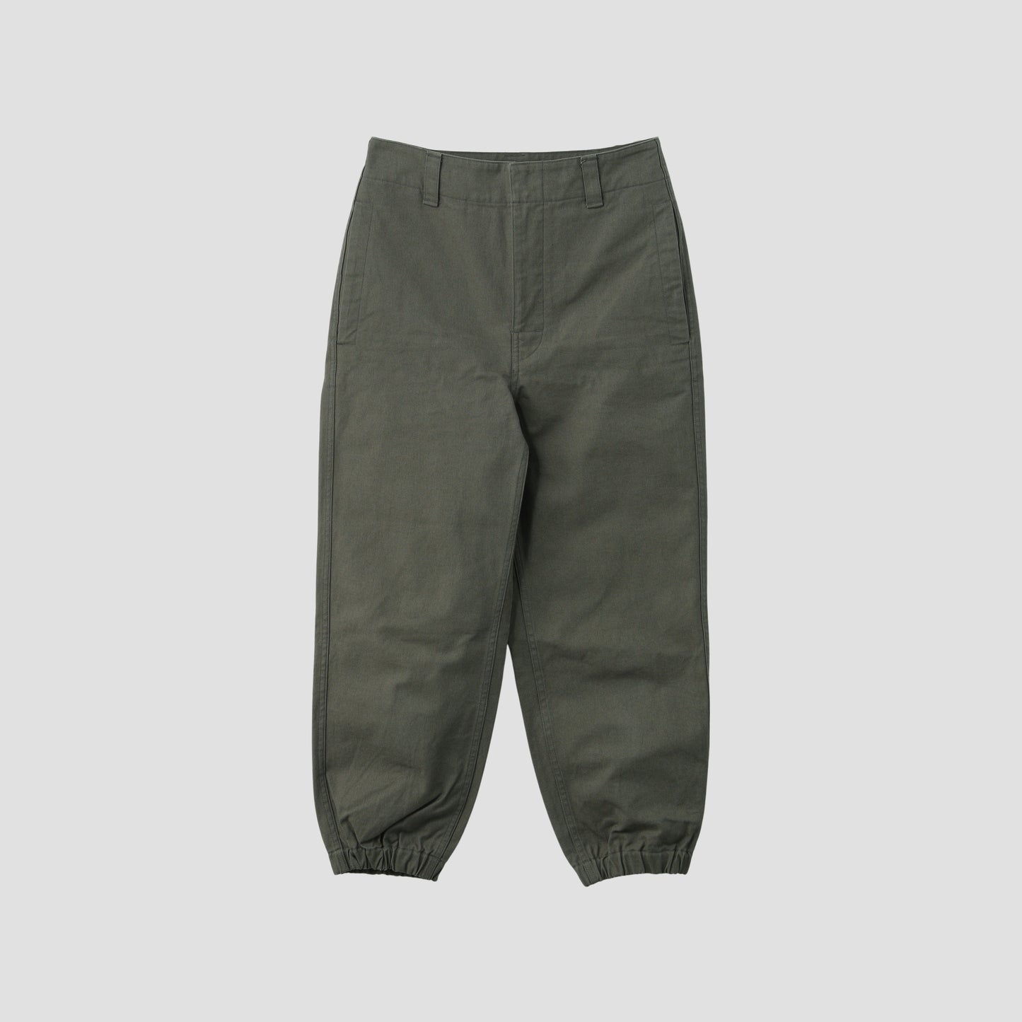 ORGANIC COTTON GABARDINE TROUSERS