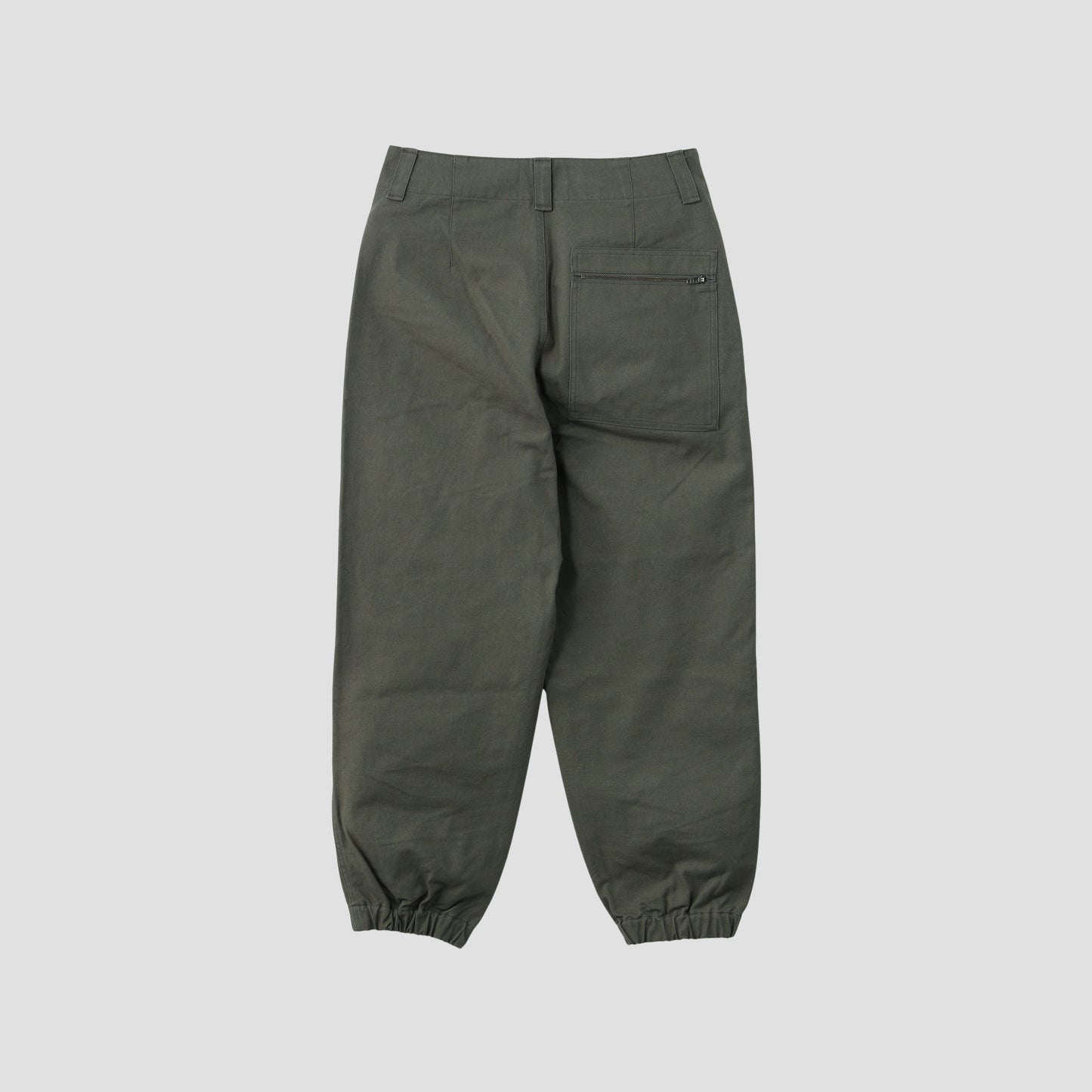 ORGANIC COTTON GABARDINE TROUSERS