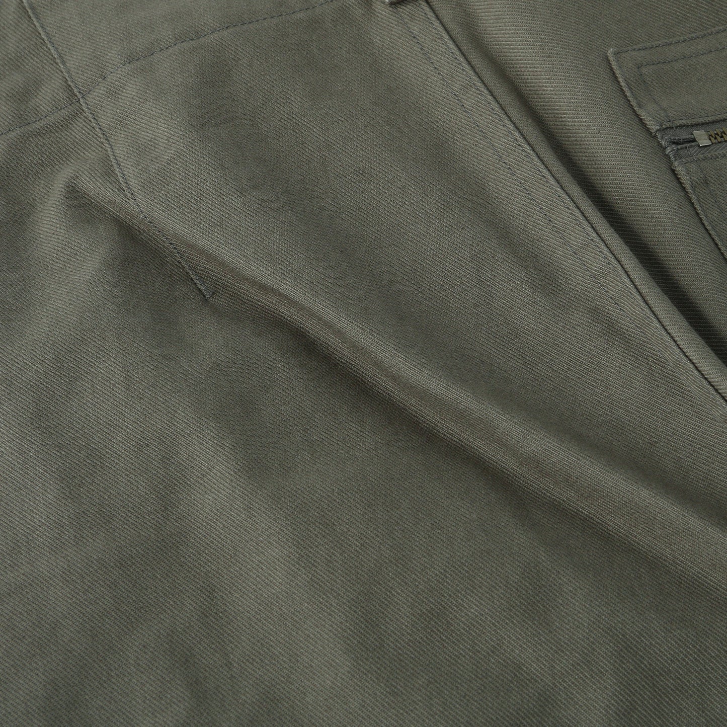 ORGANIC COTTON GABARDINE TROUSERS