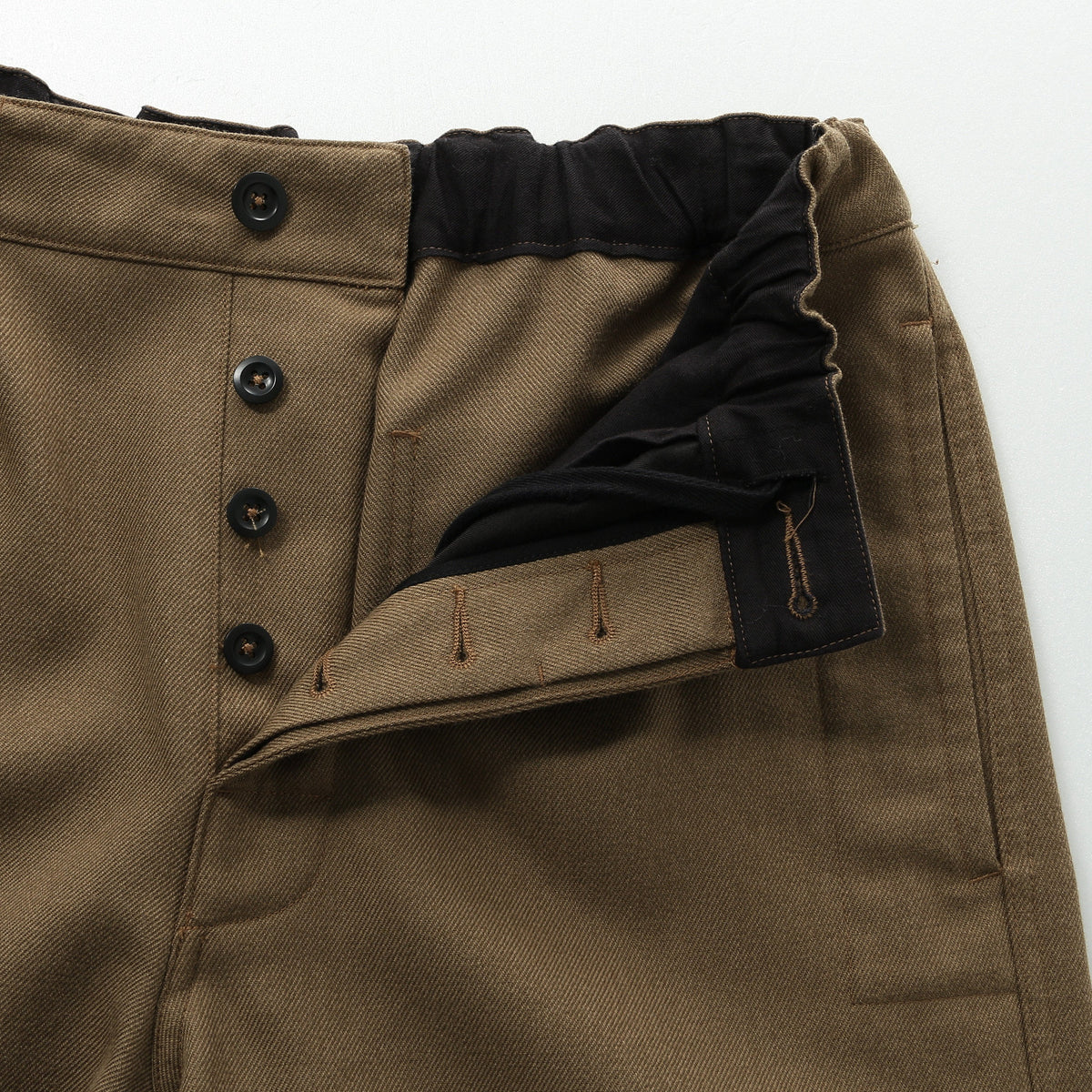 WOOL COTTON DRILL TROUSERS