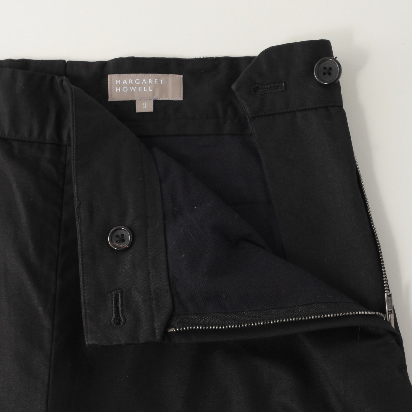 LIGHT COTTON LINEN TWILL TROUSERS
