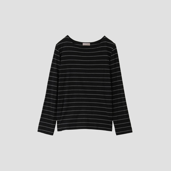 STRIPE COTTON JERSEY