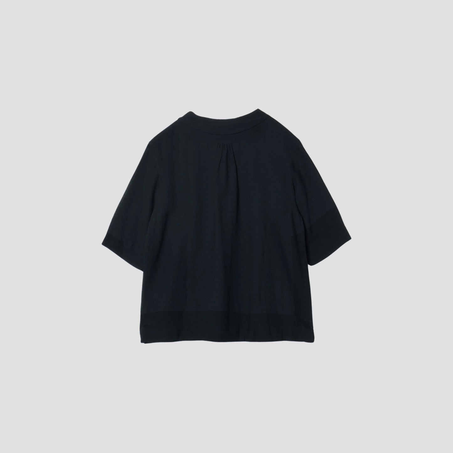 SILK WOOL CREPE SHIRT
