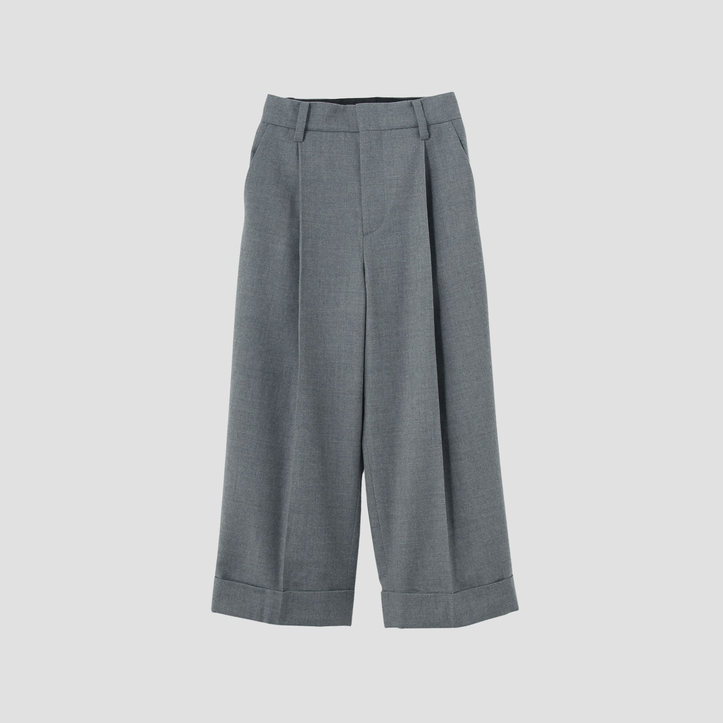 FLANNEL WOOL TROUSERS