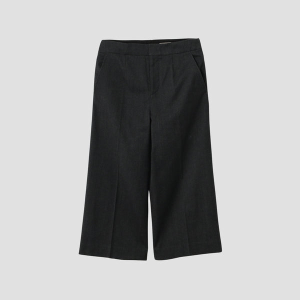 BRUSHED COTTON WOOL TROUSERS