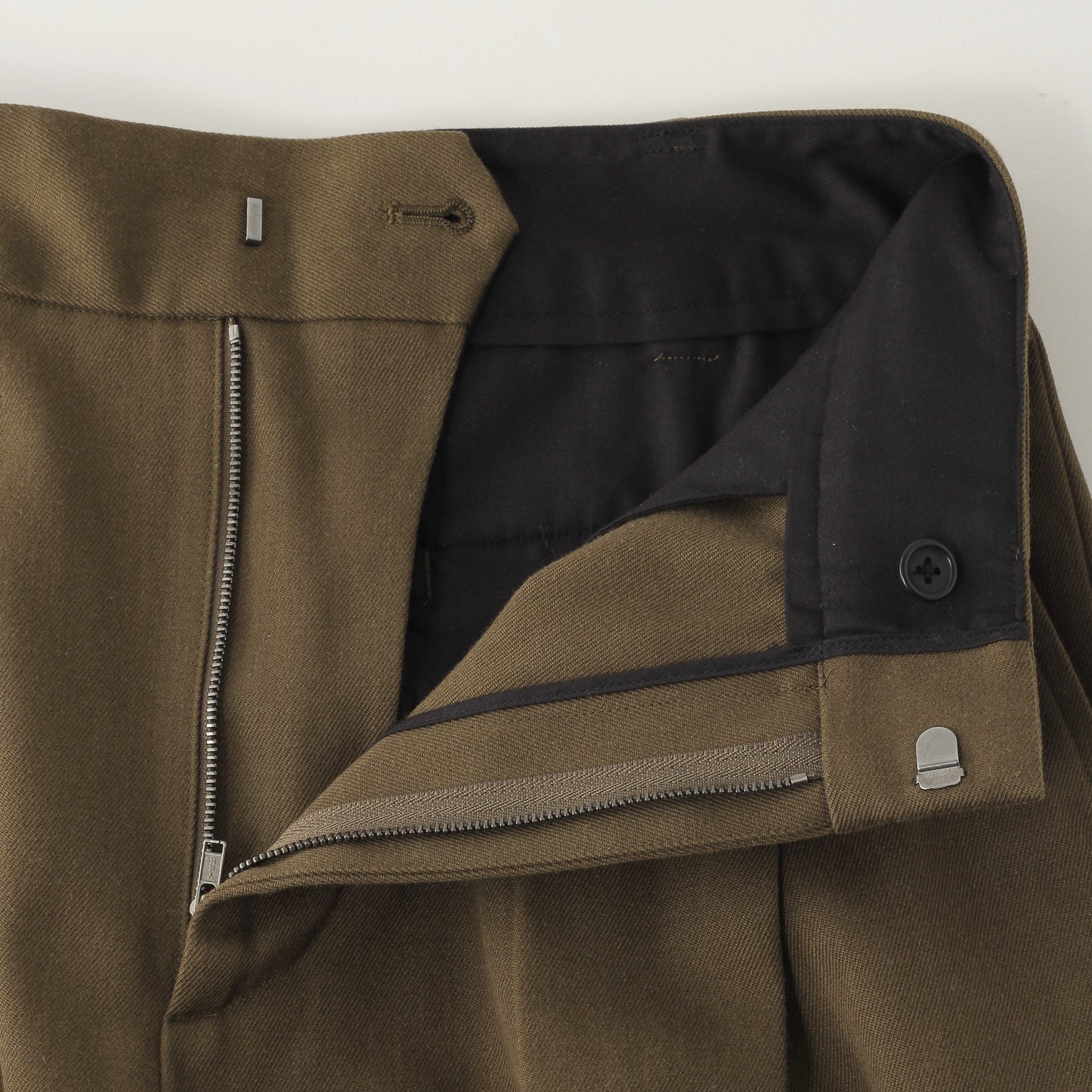 WOOL COTTON TROUSERS
