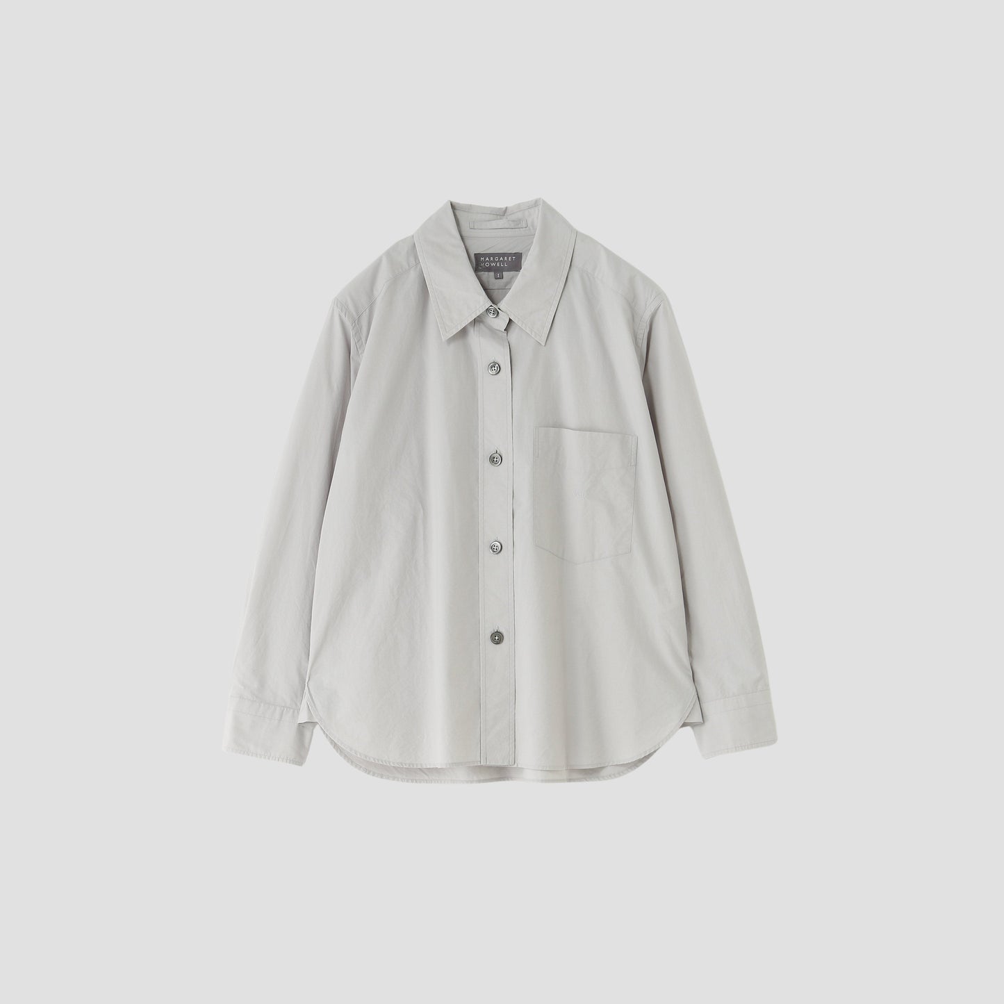 COTTON WOOL POPLIN SHIRT
