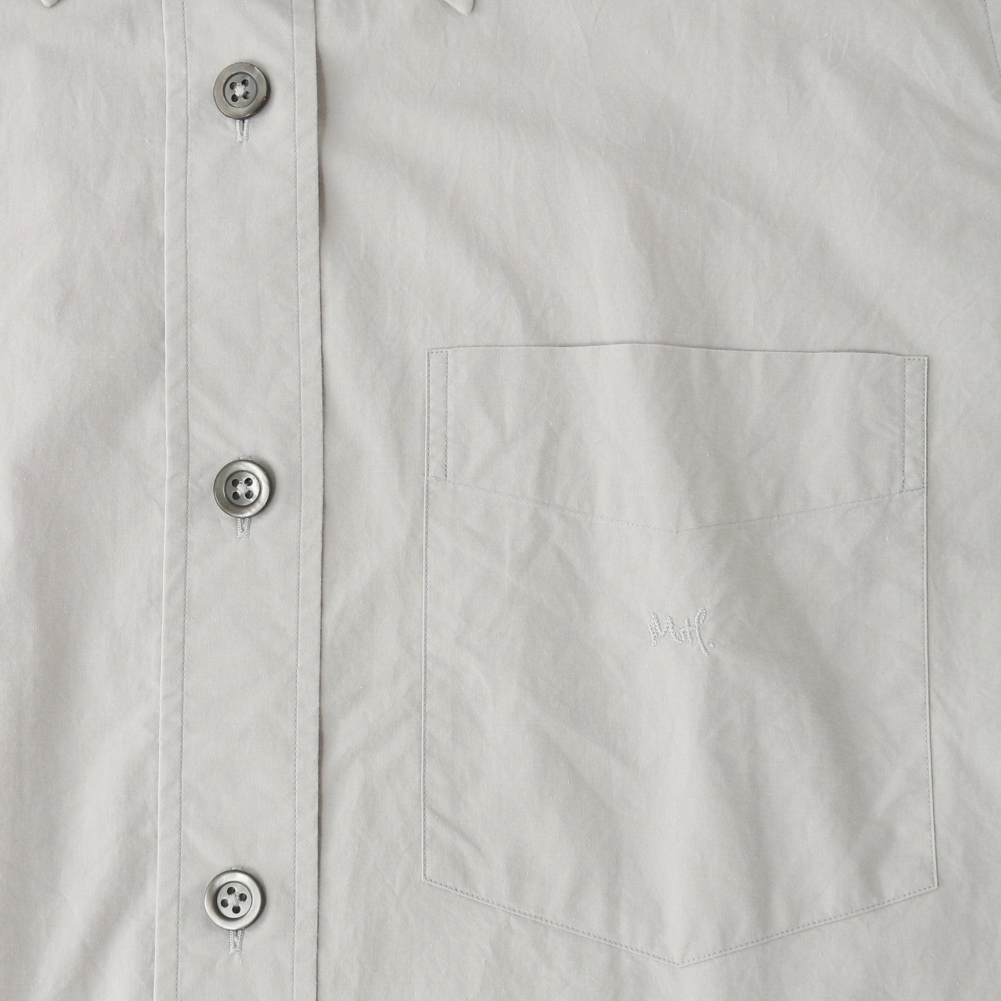 COTTON WOOL POPLIN SHIRT