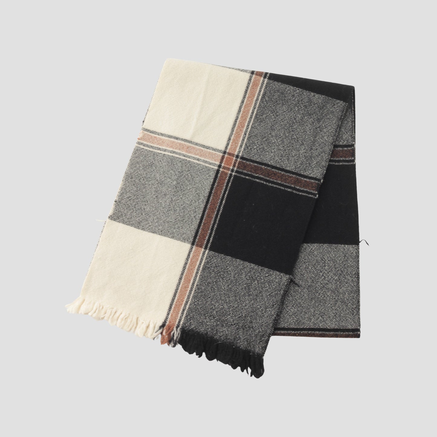 BIG CHECK SCARF