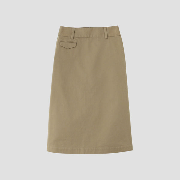 LIGHT COTTON TWILL SKIRT