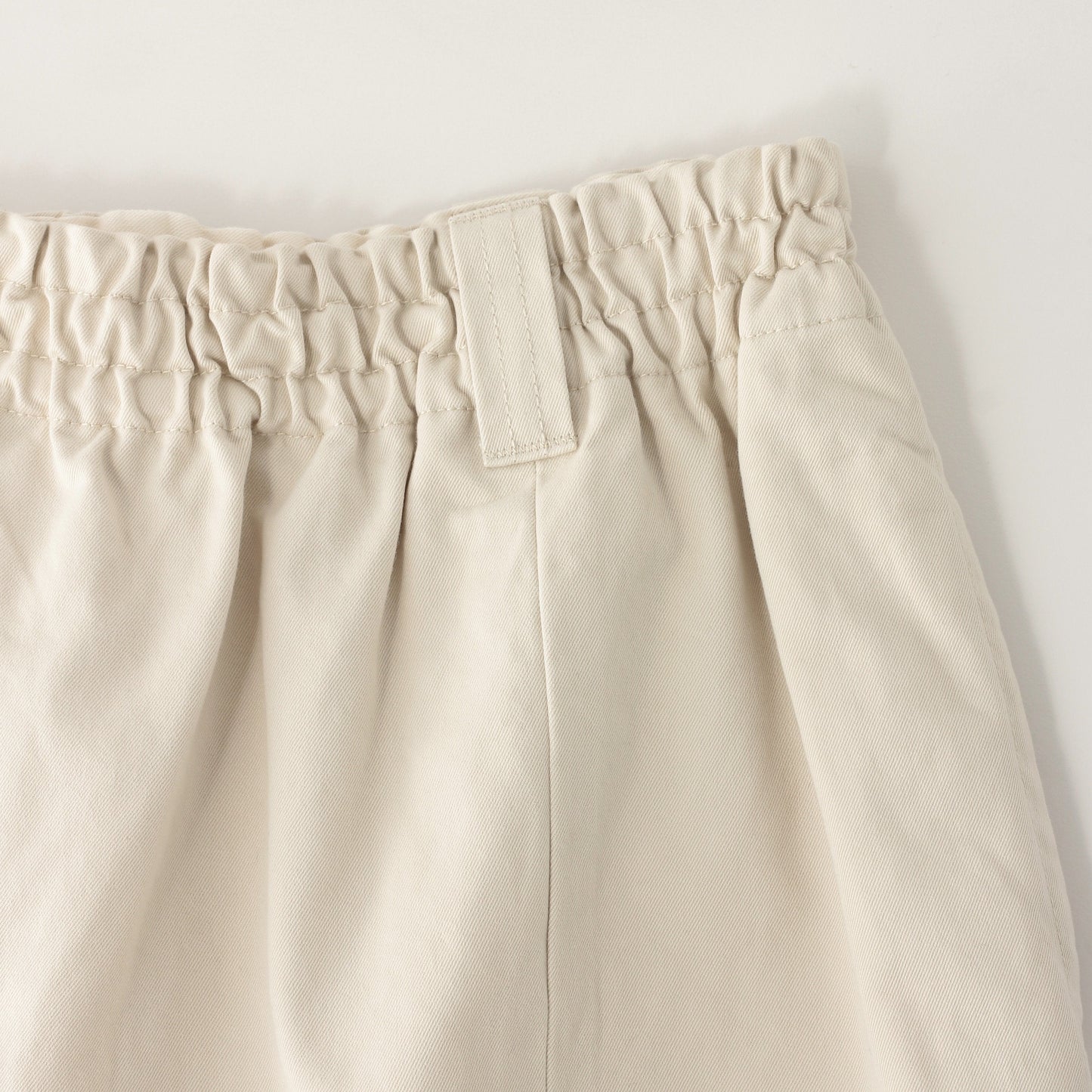 BRUSHED CHINO COTTON SKIRT