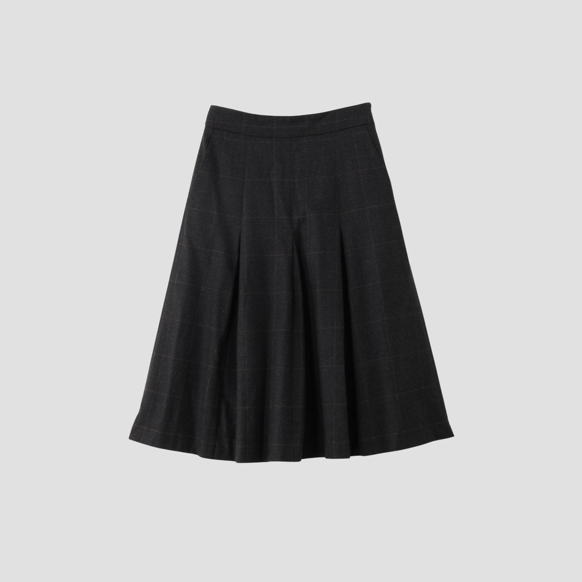 FINE WOOL FLANNEL SKIRT