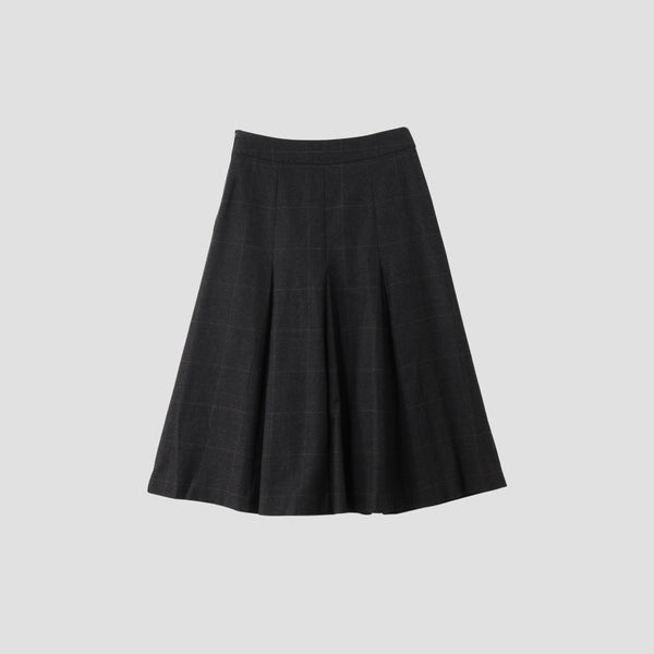 FINE WOOL FLANNEL SKIRT