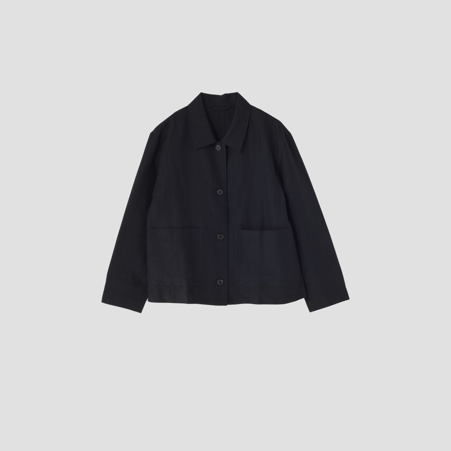 LINEN WOOL TWILL JACKET