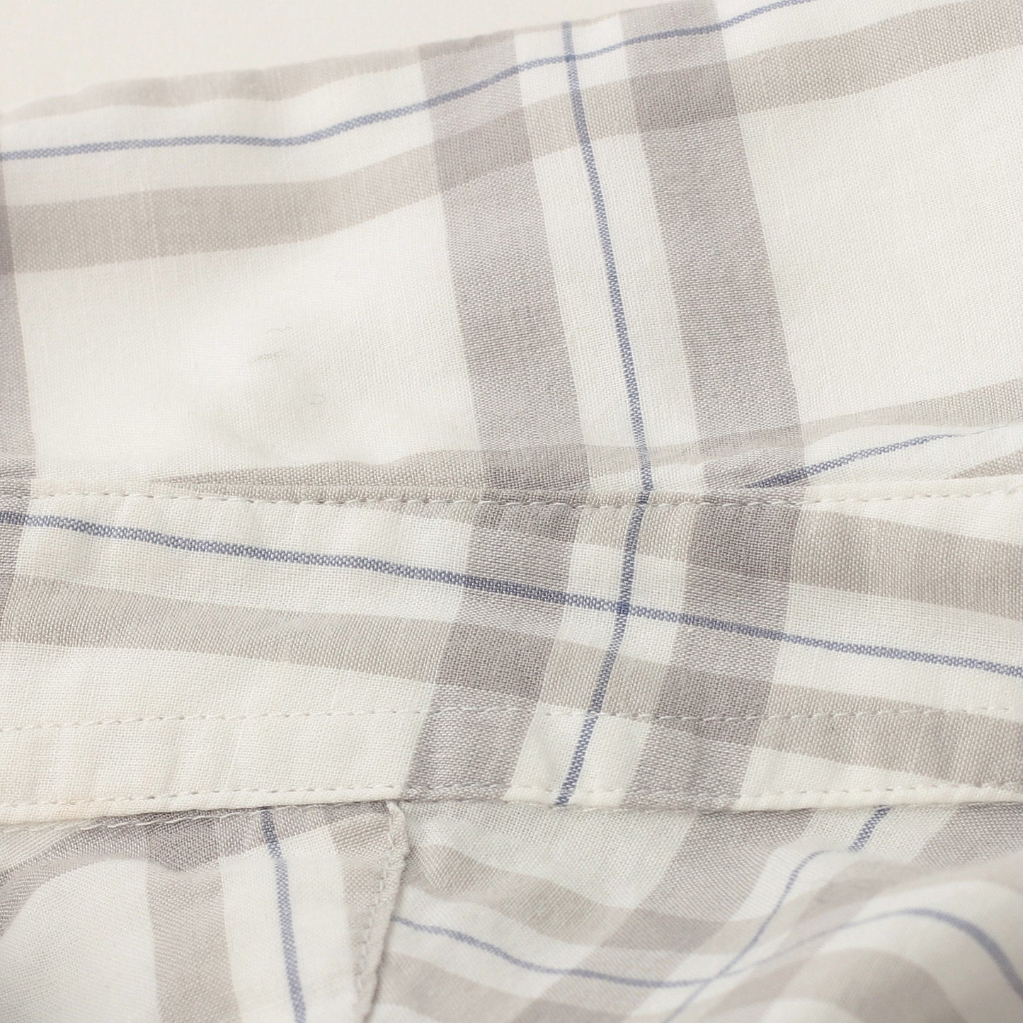 COTTON LINEN CHECK SHIRT