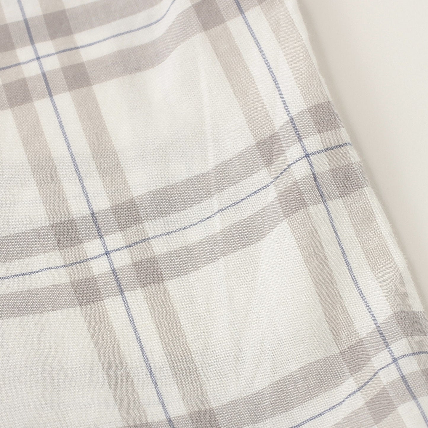 COTTON LINEN CHECK SHIRT