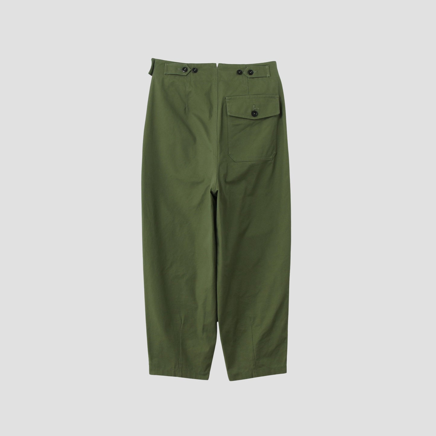 DRY NATURAL COTTON CANVAS TROUSERS