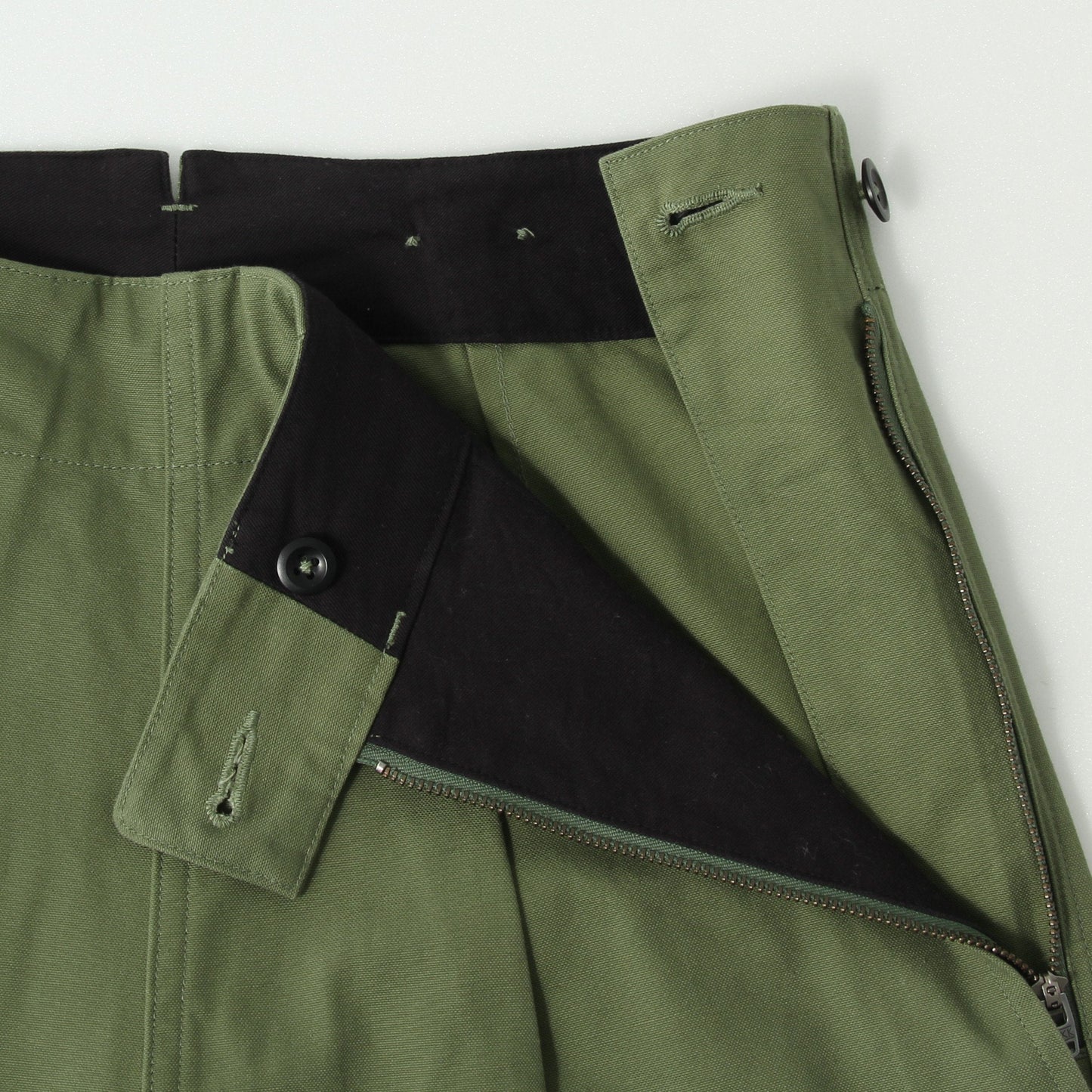 DRY NATURAL COTTON CANVAS TROUSERS