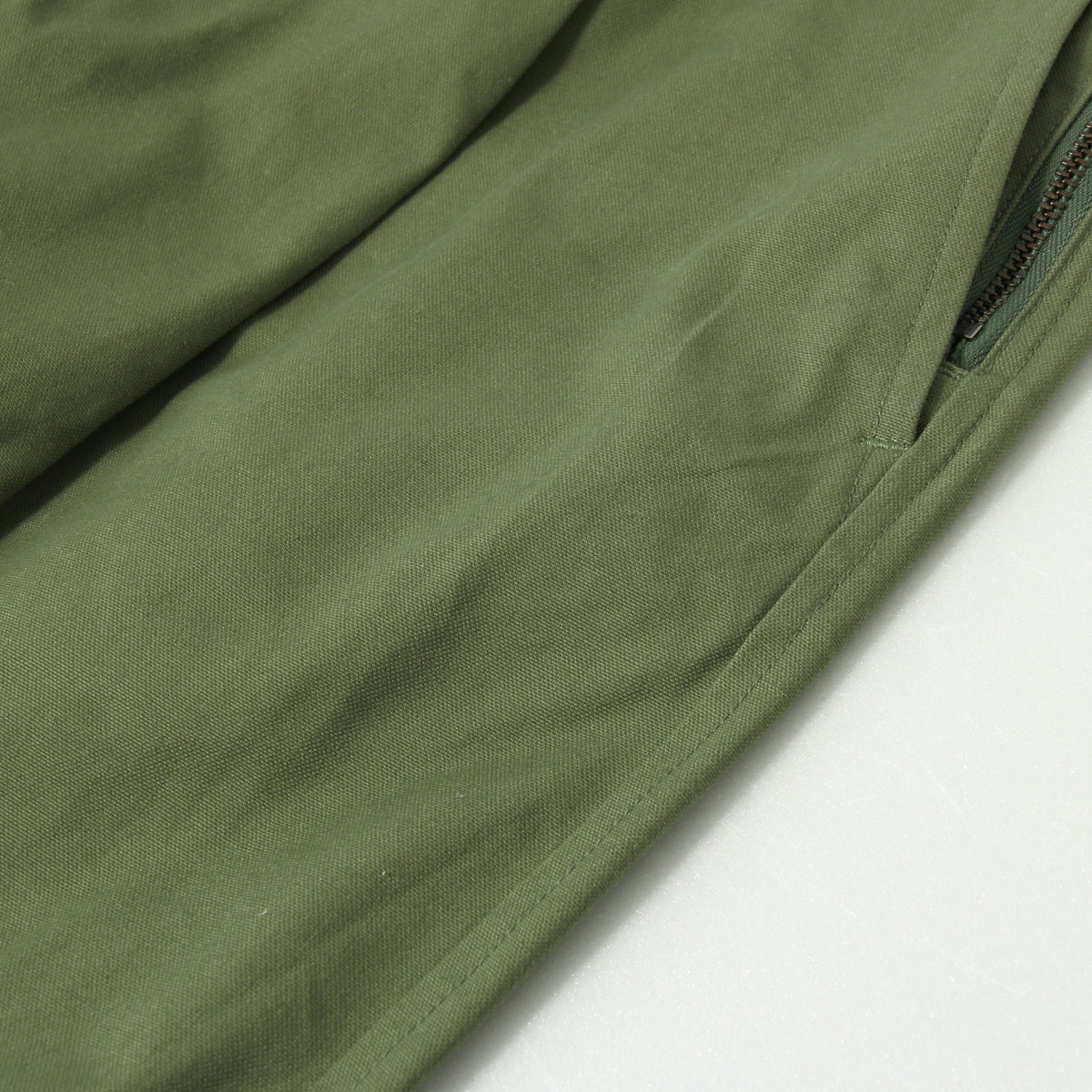 DRY NATURAL COTTON CANVAS TROUSERS