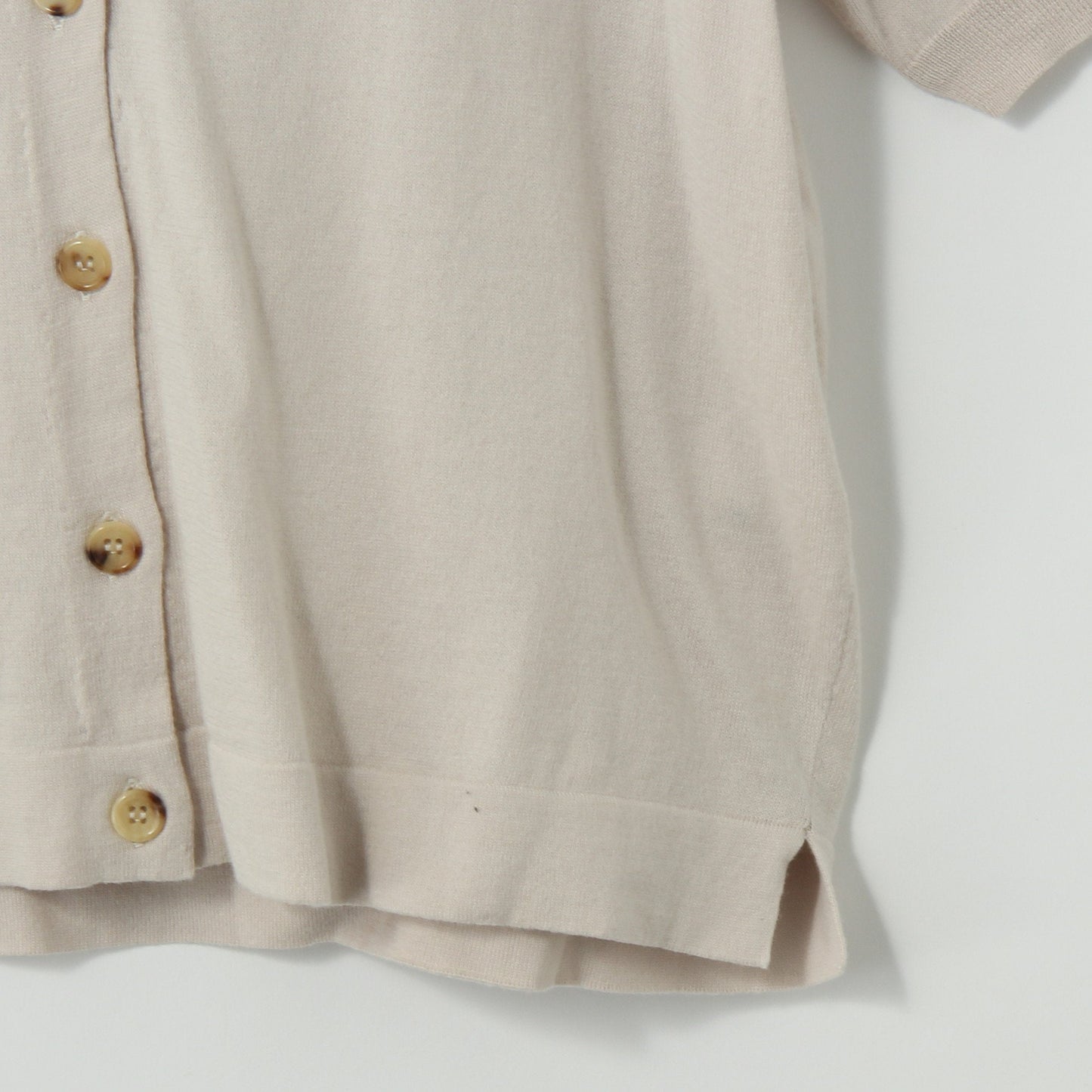 SUPERFINE COTTON CARDIGAN KNIT