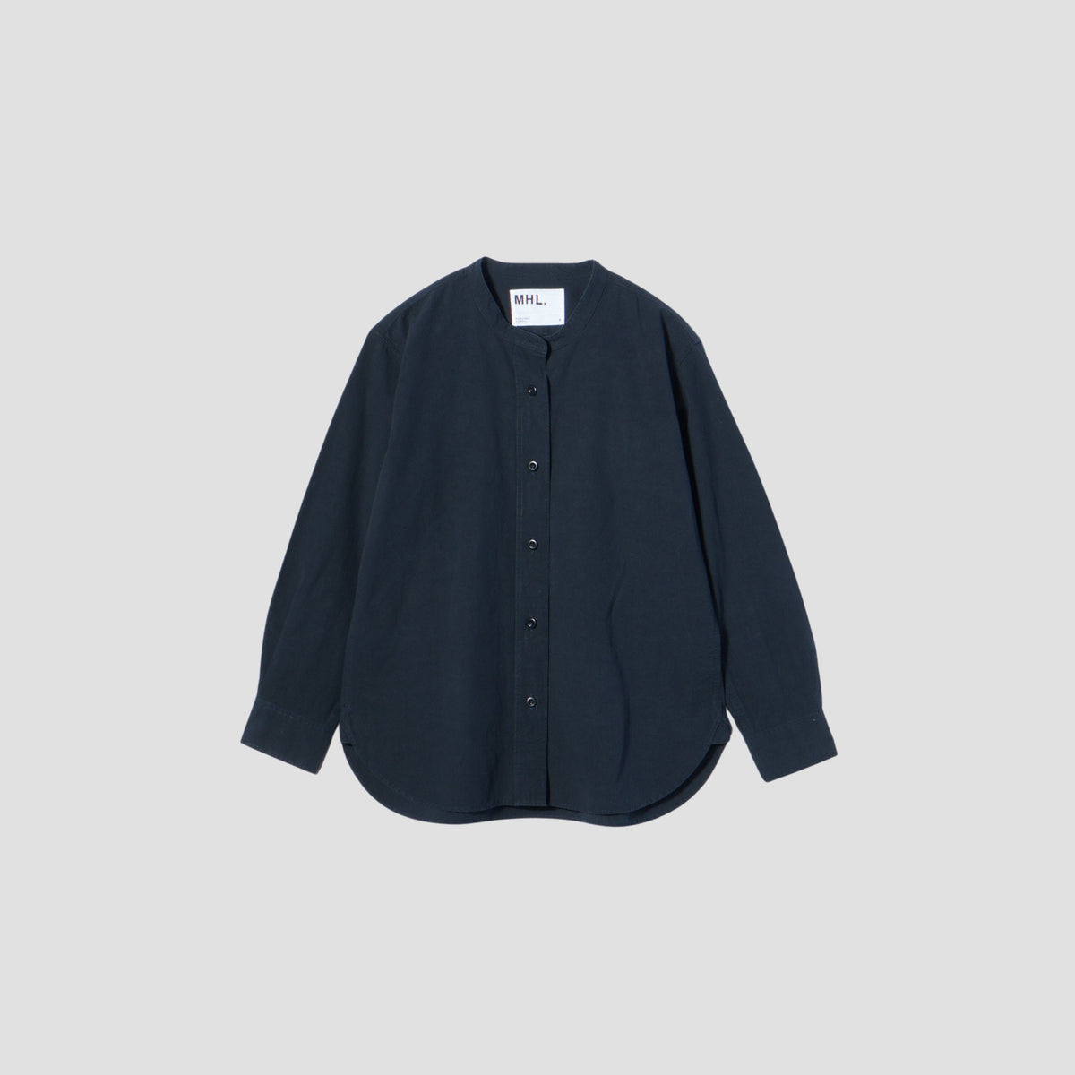 COTTON LINEN PLAIN WEAVE SHIRT