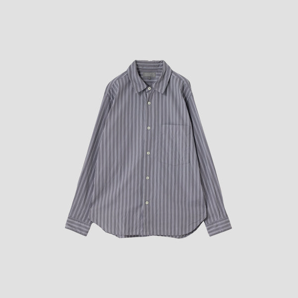 BOLD STRIPE COTTON POPLIN SHIRT