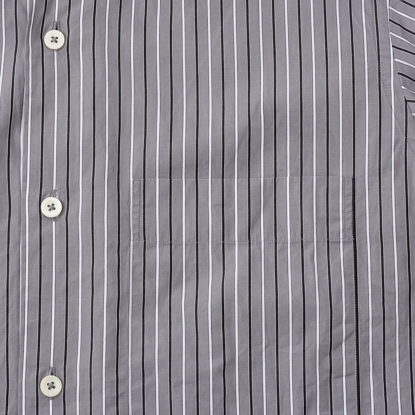 BOLD STRIPE COTTON POPLIN SHIRT