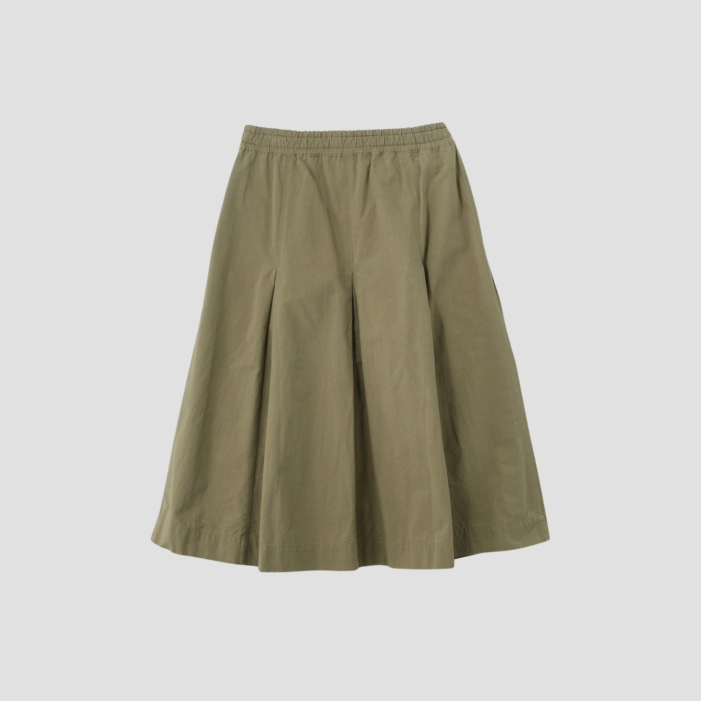 COTTON PLAIN WEAVE SKIRT