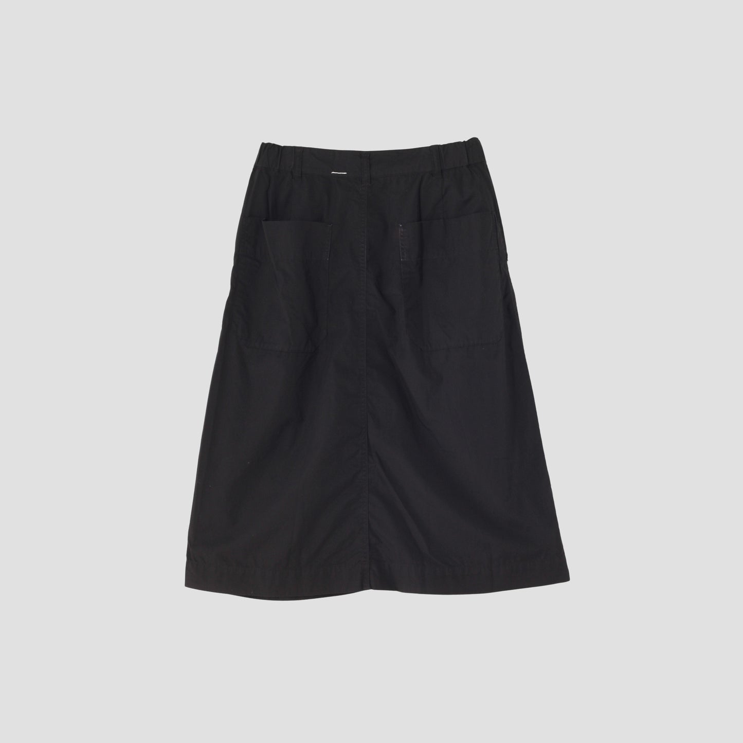 COMPACT TOUGH COTTON POPLIN SKIRT