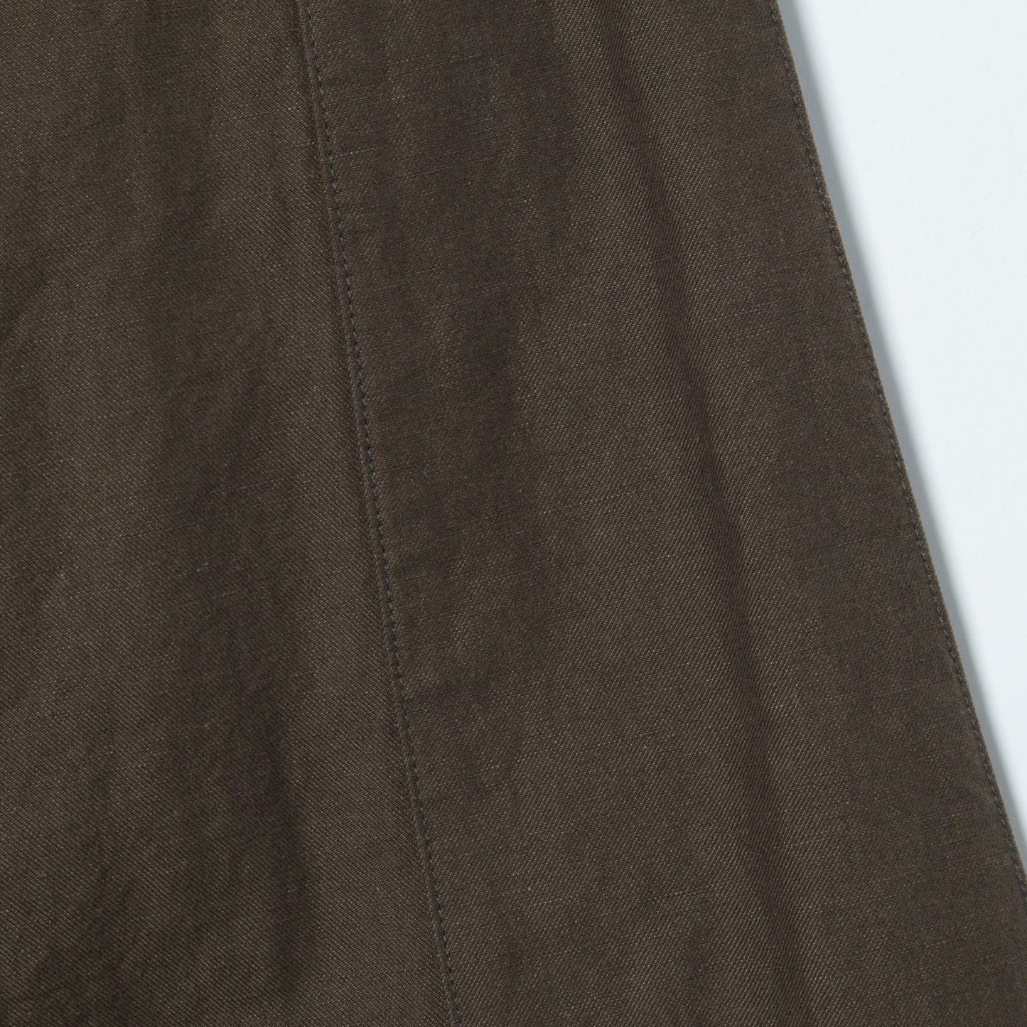 COTTON LINEN TWILL DRESS