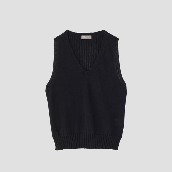 LINEN SLIPOVER KNIT