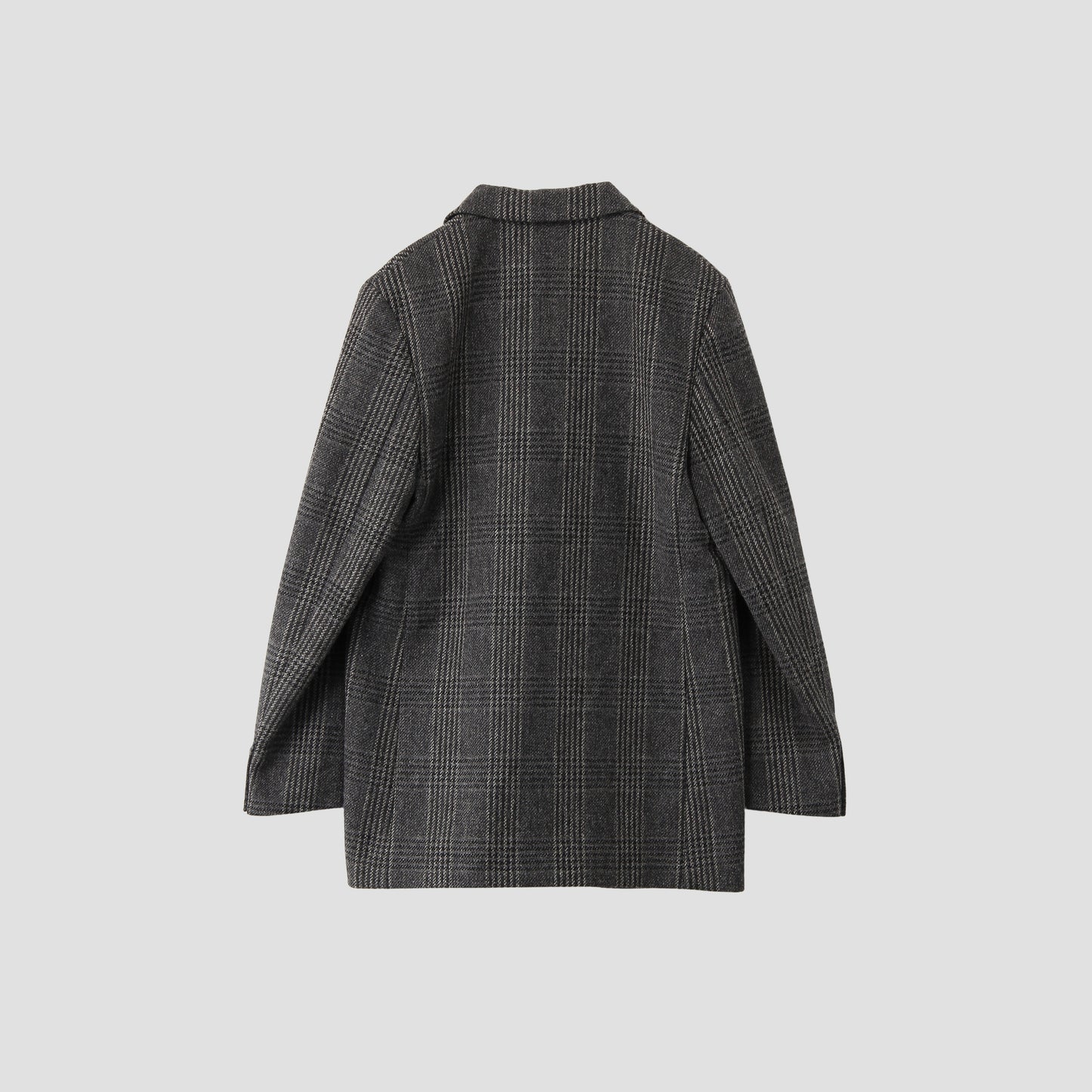 GLENCHECK WOOL JACKET