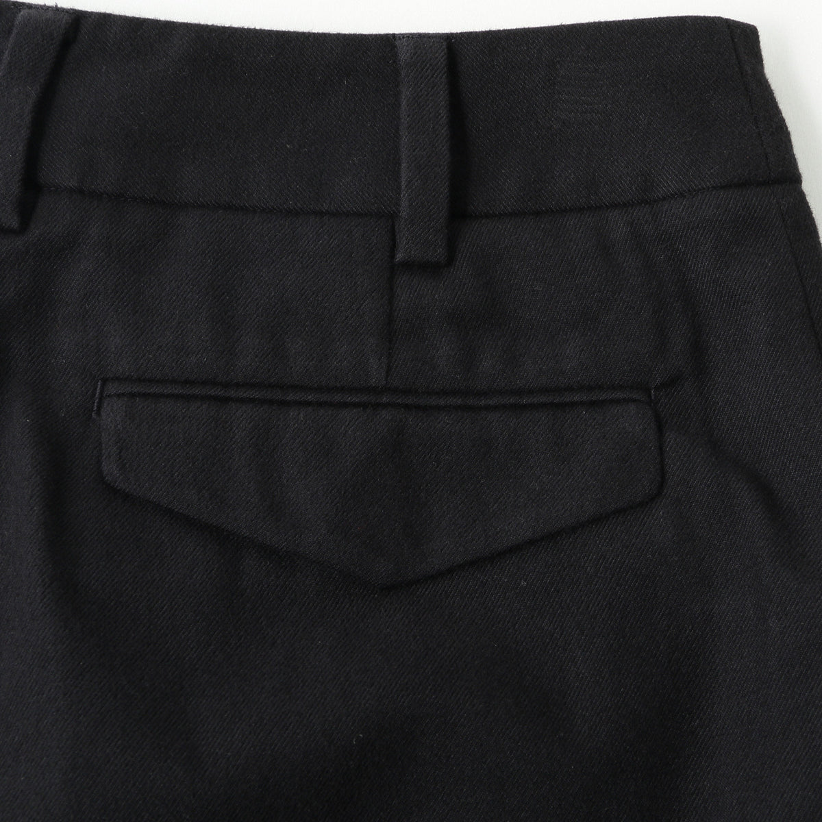BRUSHED COTTON WOOL TROUSERS