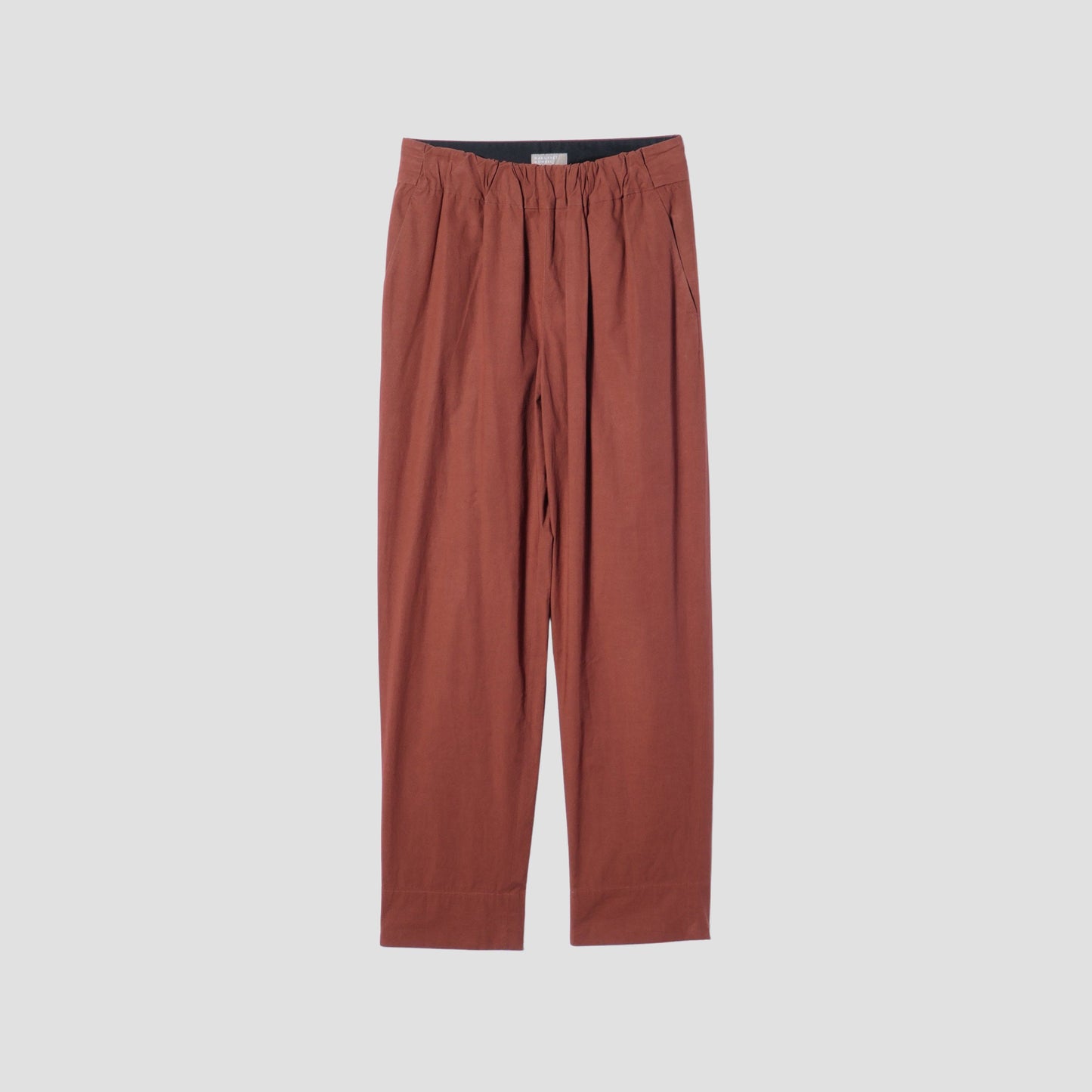 PLAIN COTTON SILK TROUSERS