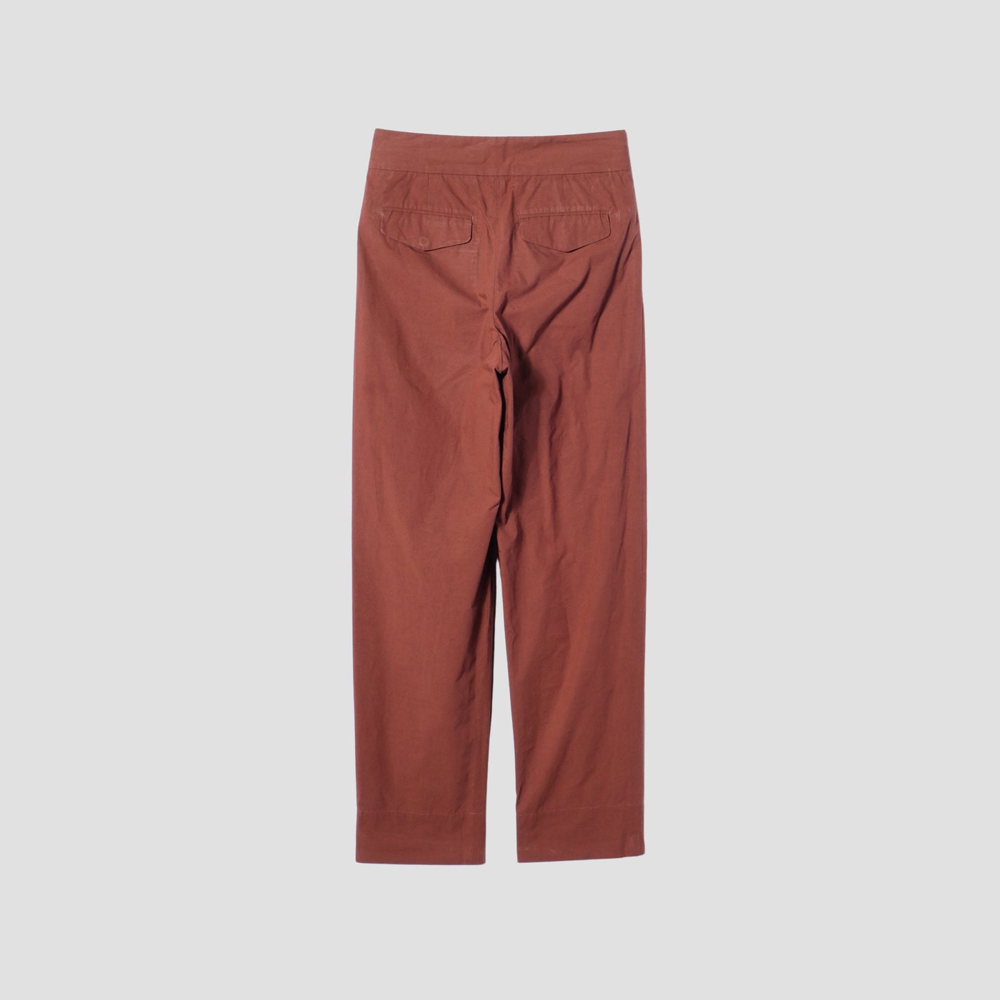PLAIN COTTON SILK TROUSERS