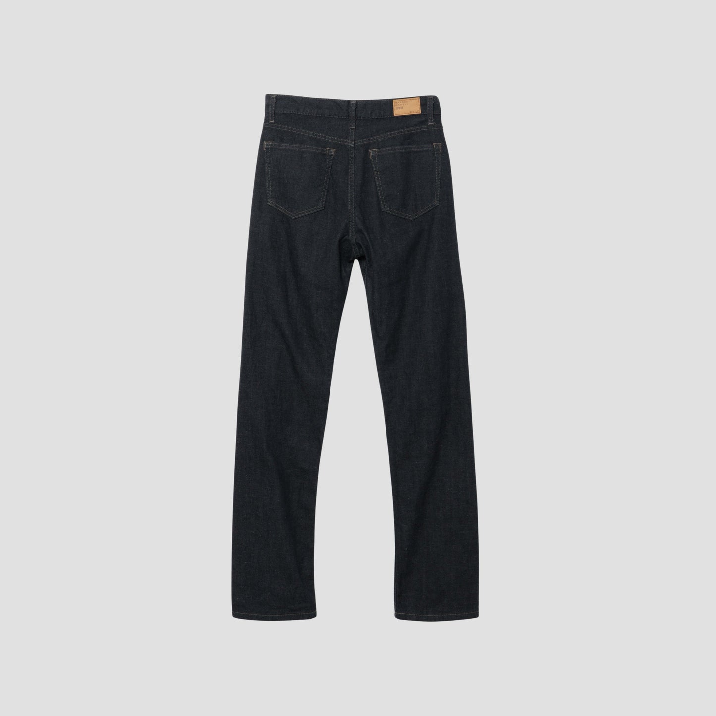 BLACK DENIM TROUSERS
