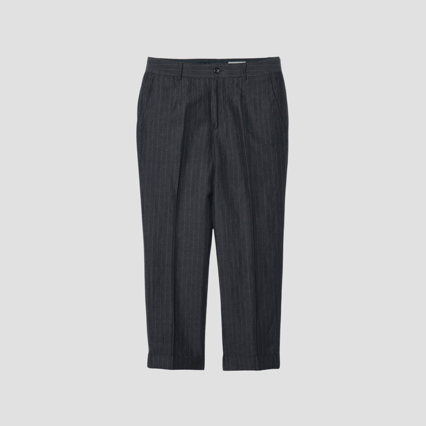 COTTON LINEN TWILL TROUSERS