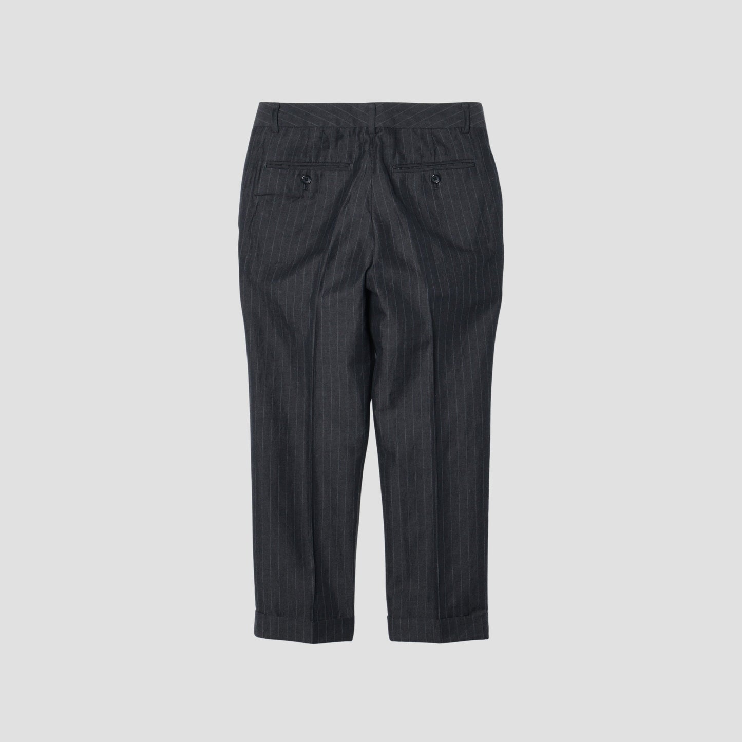 COTTON LINEN TWILL TROUSERS