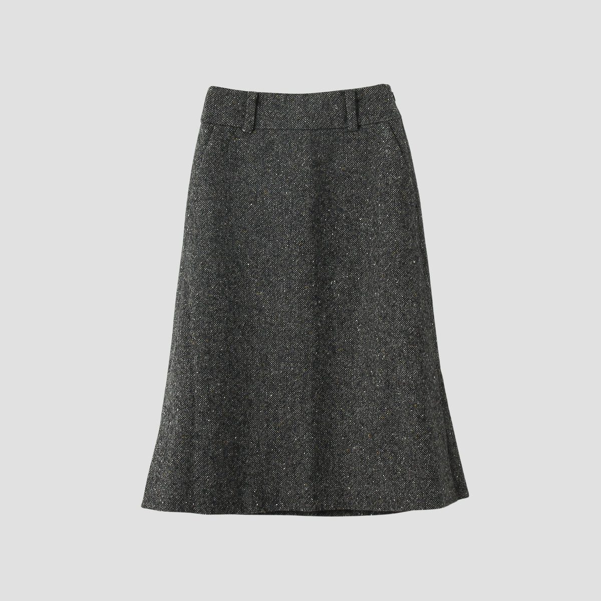 WOOL TWEED SKIRT