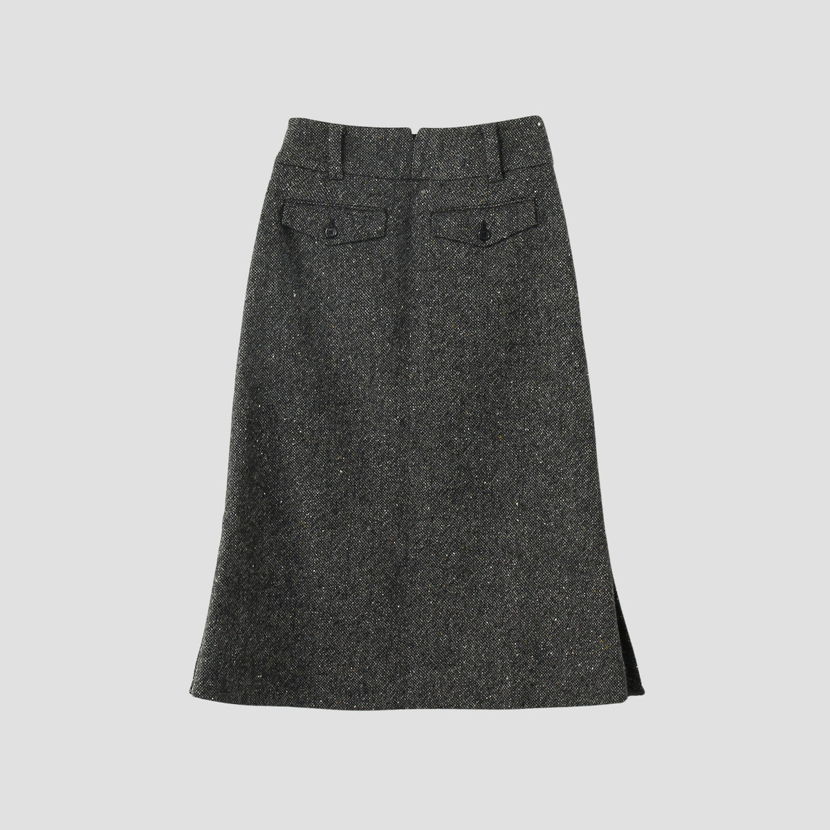 WOOL TWEED SKIRT