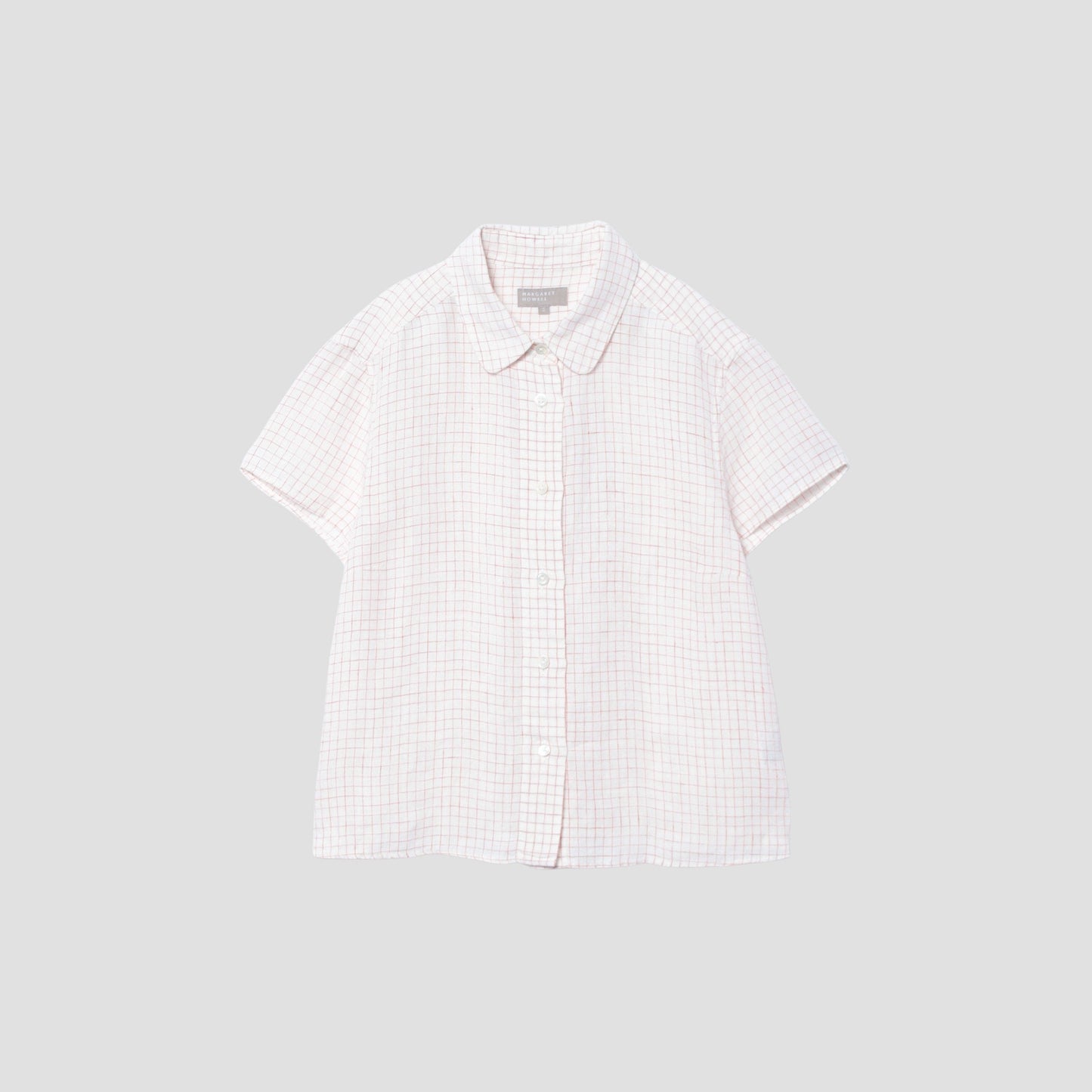 GRAPH CHECK LINEN SHIRT