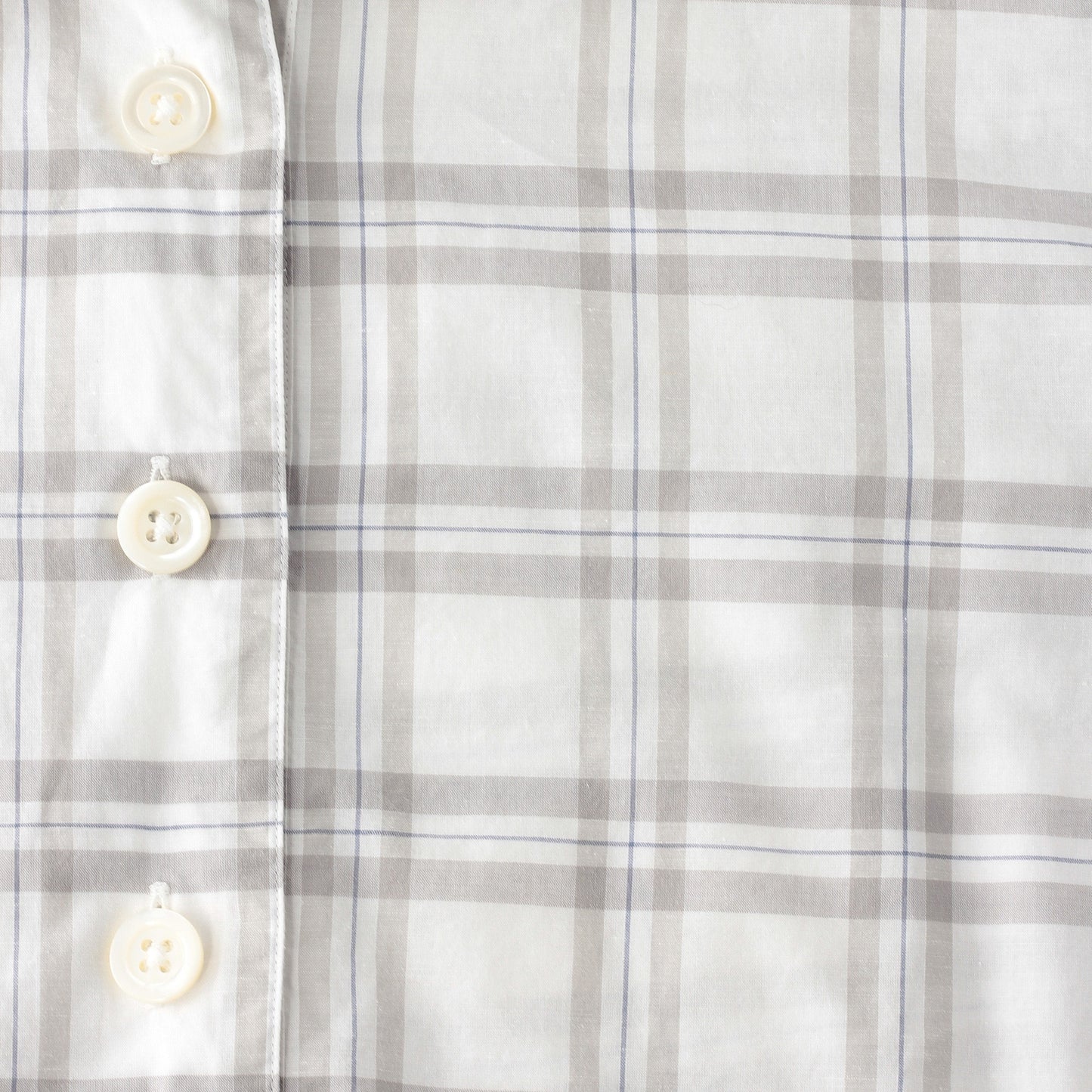 COTTON LINEN CHECK SHIRT