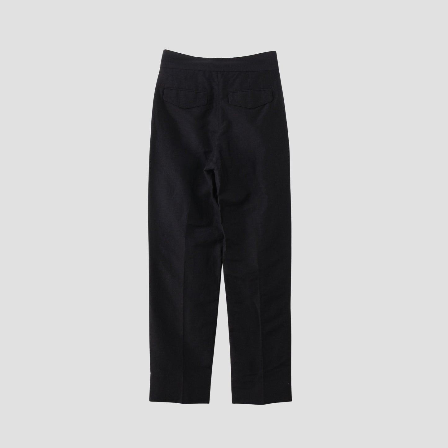 PLAINWEAVE WOOL LINEN TROUSERS
