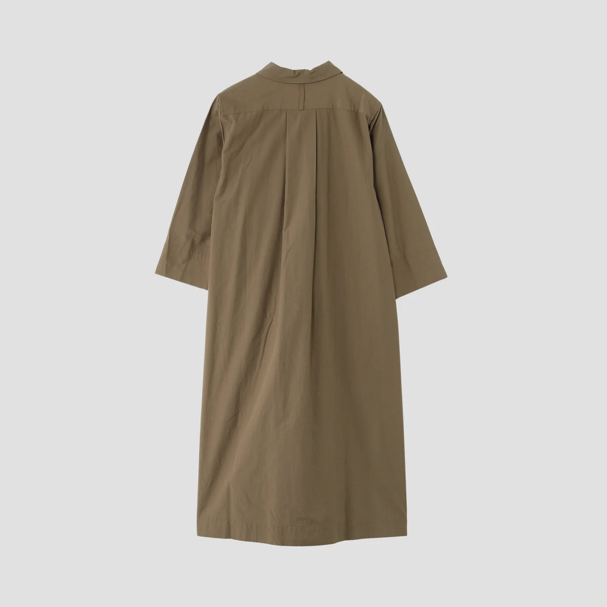 SILK COTTON POPLIN DRESS