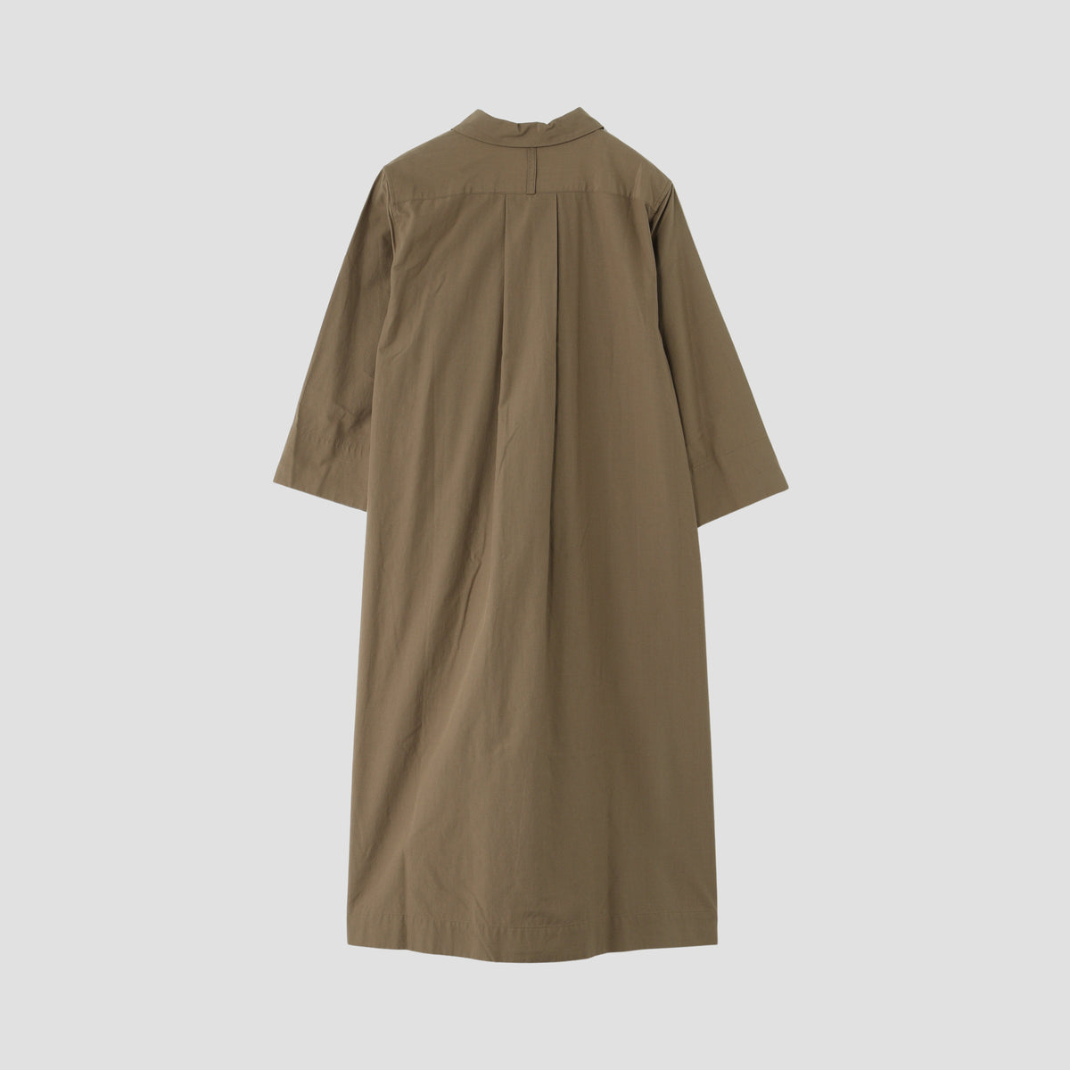SILK COTTON POPLIN DRESS