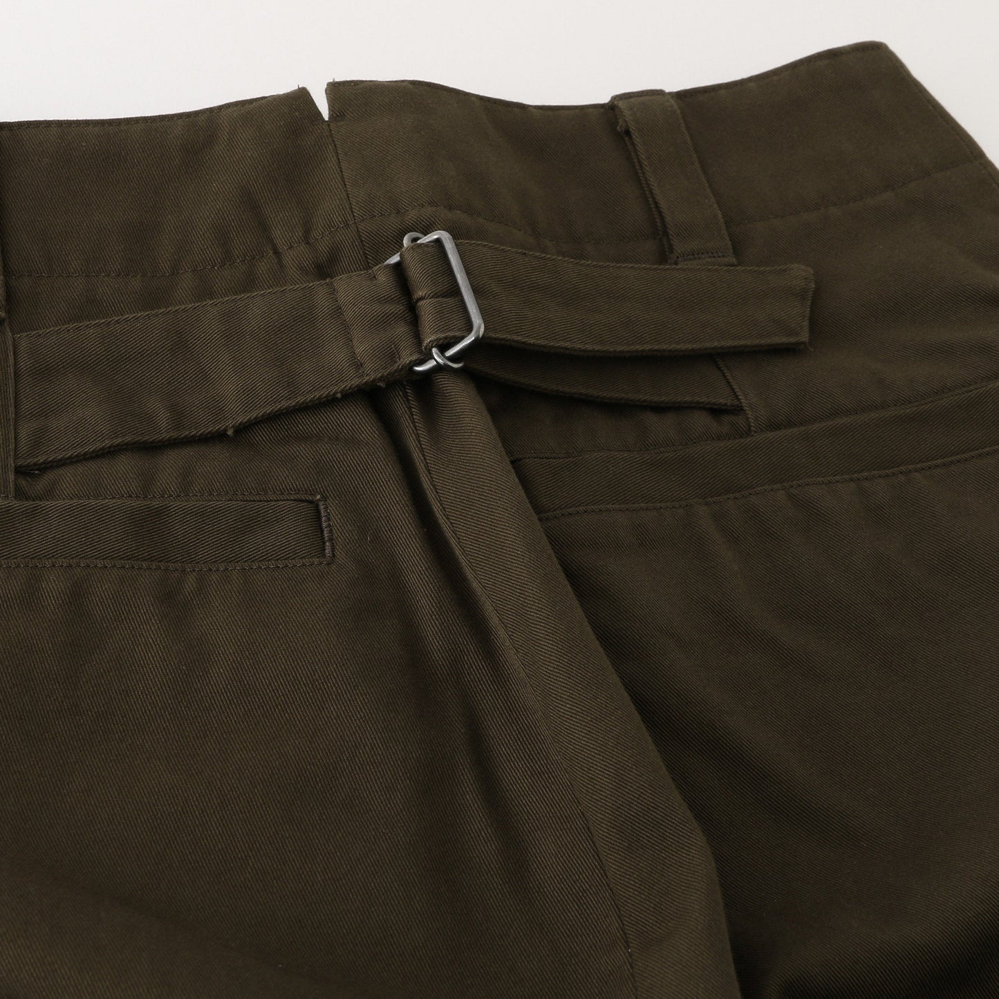 ORGANIC COTTON TWILL TROUSERS