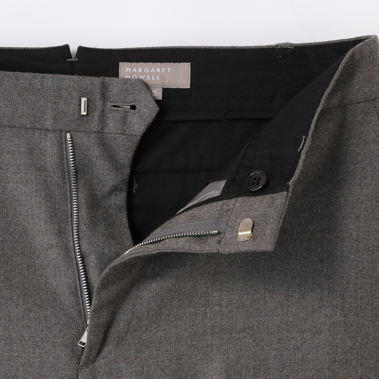 FINE WOOL FLANNEL TROUSERS